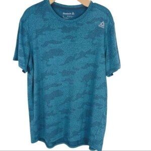 Reebok Jacquard Performance Short Sleeve T-Shirt size large